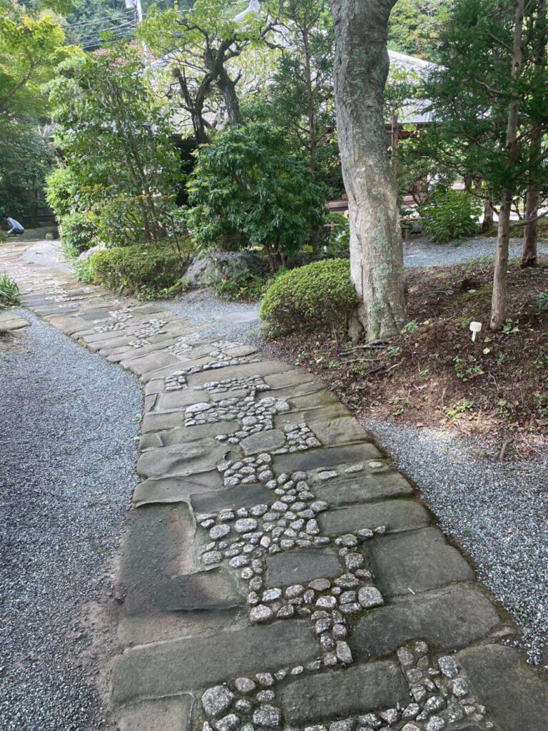 喜泉庵への小路