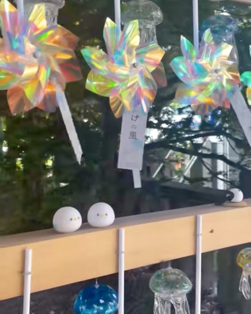 風車&シマエナガちゃん